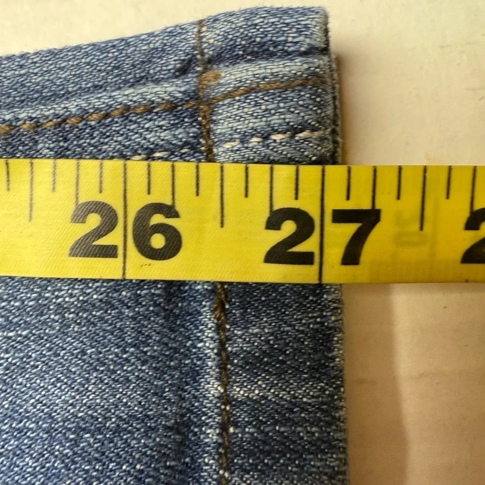 Vintage Arizona Girls Jeans 12 Slim Blue‎ Straight Leg Youth Denim Embroidered